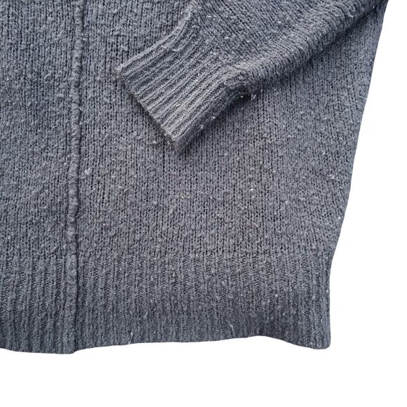 Free People Gray Sweater Scoop Neck Reglan Lagenlook Wool Blend Sp - Picture 7 of 14